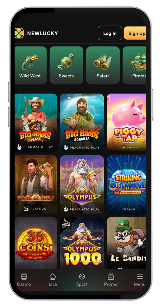 New Lucky sida